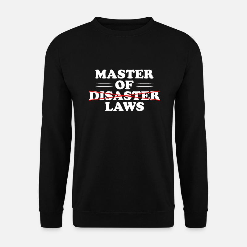 Master of laws Student Abschluss Universität - Unisex Pullover - Schwarz
