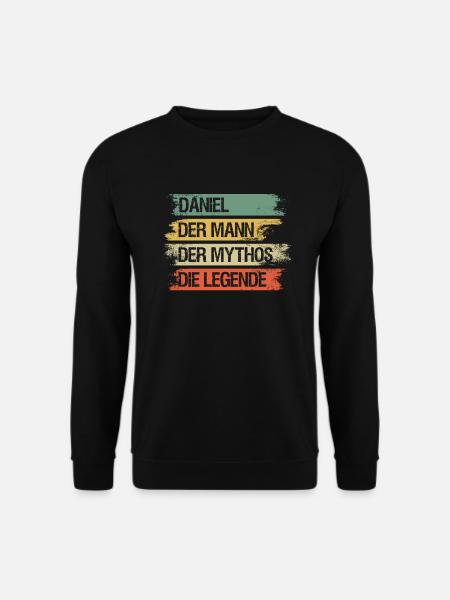 Daniel Mann Mythos Legende - Unisex Pullover - Schwarz
