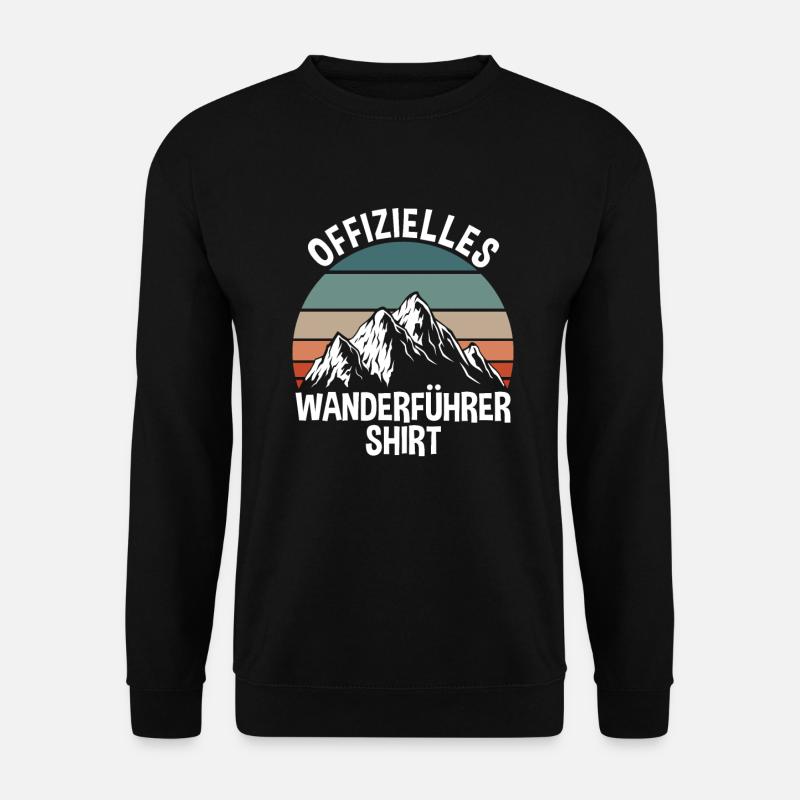 Offizielles Wanderführer Shirt - Unisex Pullover - Schwarz