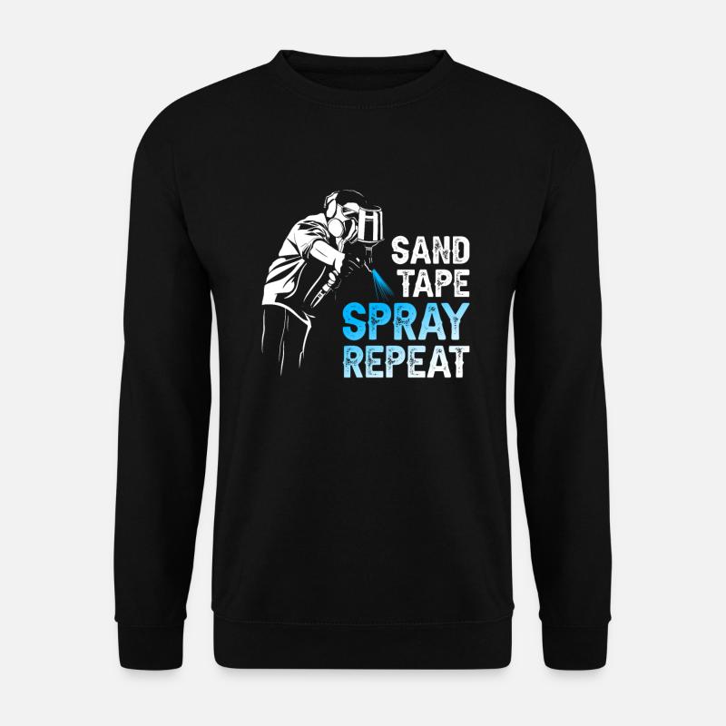 Painter Spray Repeat - Unisex Sweatshirt - black