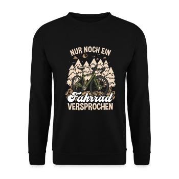 Il ne reste plus qu’un vélo - Sweat-shirt Unisexe - noir - Devant - Alina (178cm) & Michal (187cm)