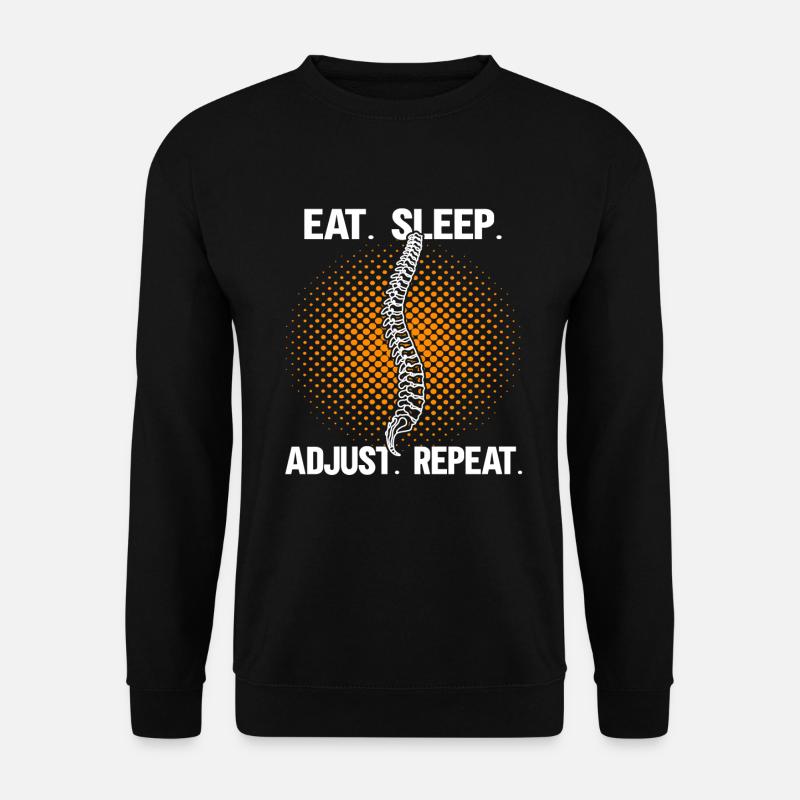 Eat Sleep Adjust Repeat - Unisex Sweatshirt - black
