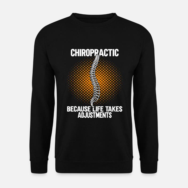 Chiropractic Adjustment - Unisex Sweatshirt - black