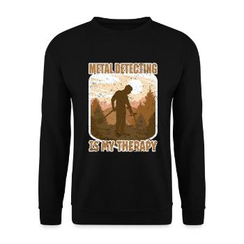 Sondes de détection de métaux - Sweat-shirt Unisexe - noir - Devant - Alina (178cm) & Michal (187cm)