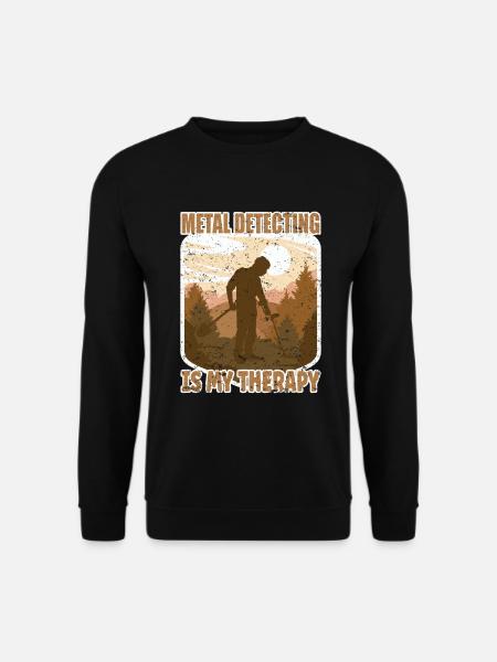 Metal Detecting Sondeln - Unisex Pullover - Schwarz
