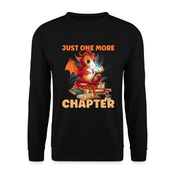 One More Chapter - Unisex Sweatshirt - black - Front - Alina (178cm) & Michal (187cm)