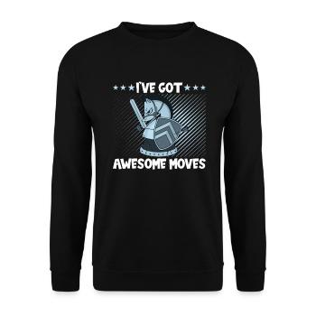 Chess Choose Your Weapon - Unisex Sweatshirt - black - Front - Alina (178cm) & Michal (187cm)