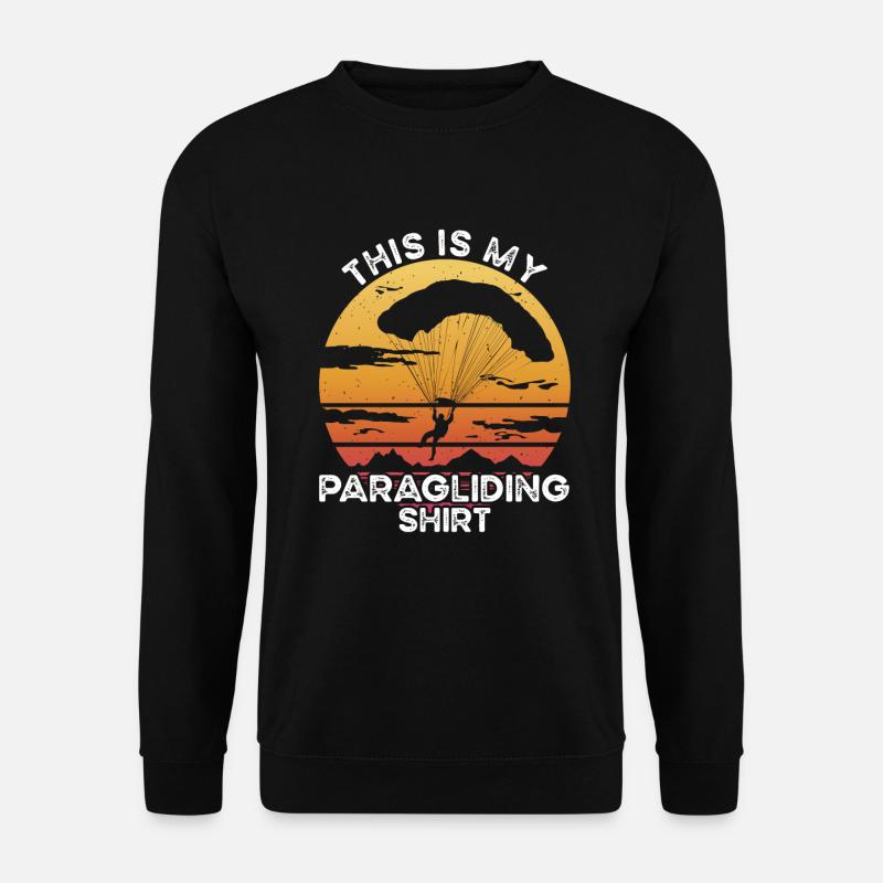 Paragliding Outfit - Unisex Pullover - Schwarz