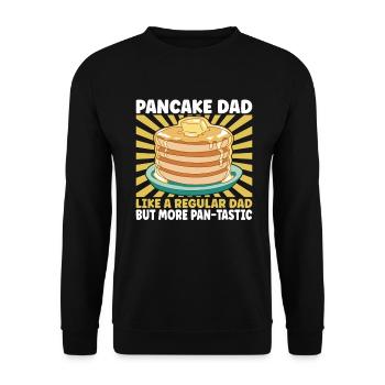 Papa crêpes - Sweat-shirt Unisexe - noir - Devant - Alina (178cm) & Michal (187cm)