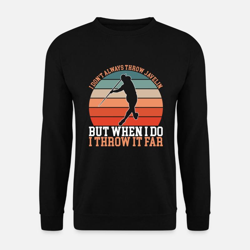Speerwerfer Design - Unisex Pullover - Schwarz