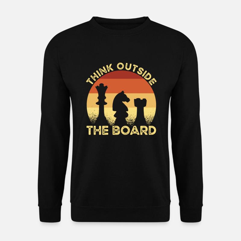 Chess Think Outside - Unisex Sweatshirt - black
