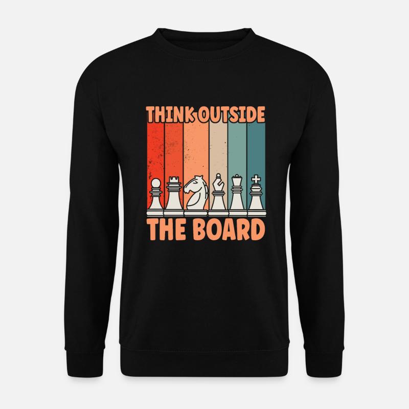 Schach Think Outside - Unisex Pullover - Schwarz