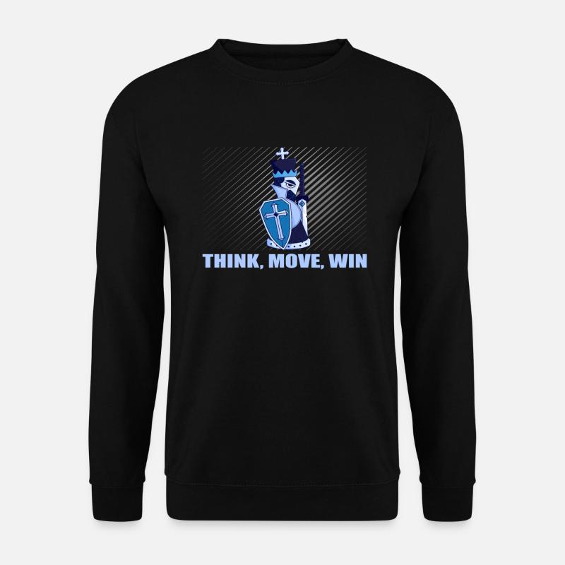 Chess Think Move Win - Unisex Sweatshirt - black