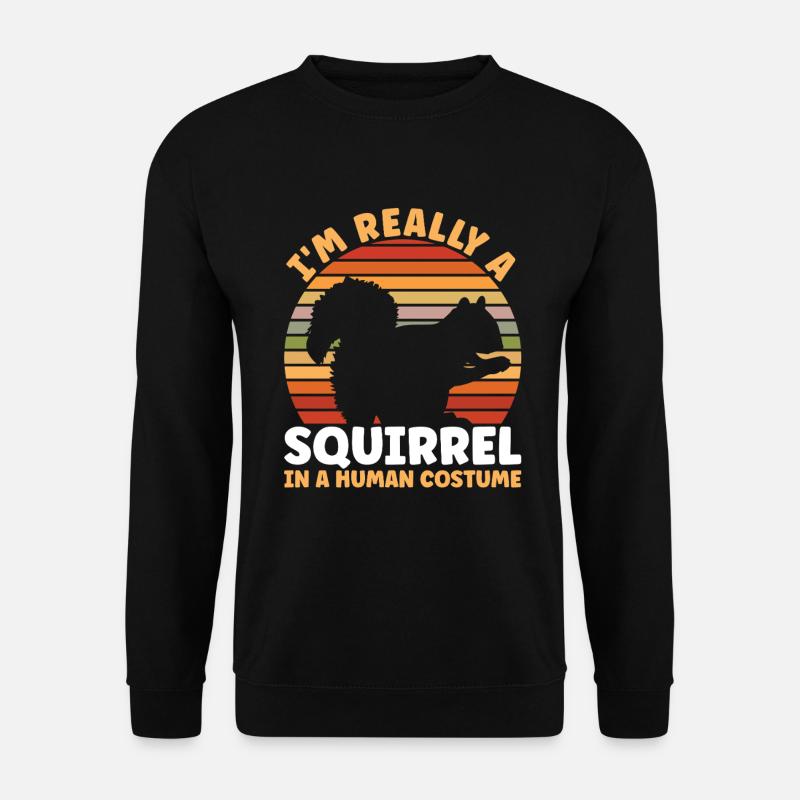 Eichhörnchen Kostüm - Unisex Pullover - Schwarz