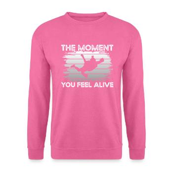 Fallschirm Feel Alive - Unisex Pullover - Pink - Vorne