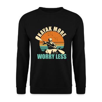 Kajak More - Unisex Pullover - Schwarz - Vorne - Alina (178cm) & Michal (187cm)