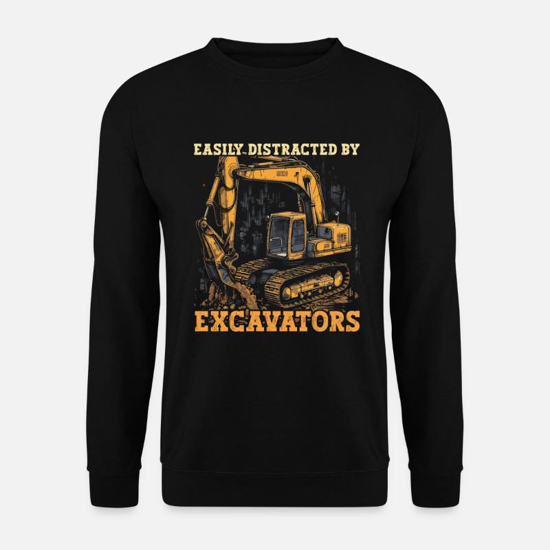 Distracted By Bagger - Unisex Sweatshirt - black