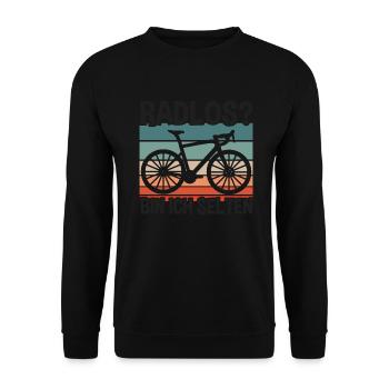 Cyclistes sans vélo - Sweat-shirt Unisexe - noir - Devant - Alina (178cm) & Michal (187cm)