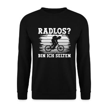 Cyclistes sans vélo - Sweat-shirt Unisexe - noir - Devant - Alina (178cm) & Michal (187cm)