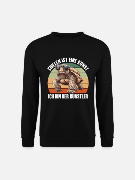 Turtle Lover Funny Saying - Unisex Sweatshirt - black