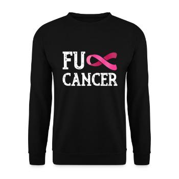 Cancer survivor gift - Unisex Sweatshirt - black - Front - Alina (178cm) & Michal (187cm)