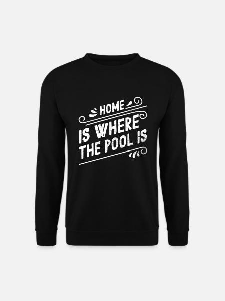 Cadeau de nageur nageur - Sweat-shirt Unisexe - noir