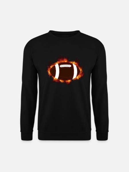 Rugby Football Mannschaft Team Fan Geschenkidee - Unisex Pullover - Schwarz