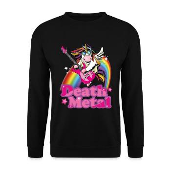 Heavy Metal - Sweat-shirt Unisexe - noir - Devant - Alina (178cm) & Michal (187cm)