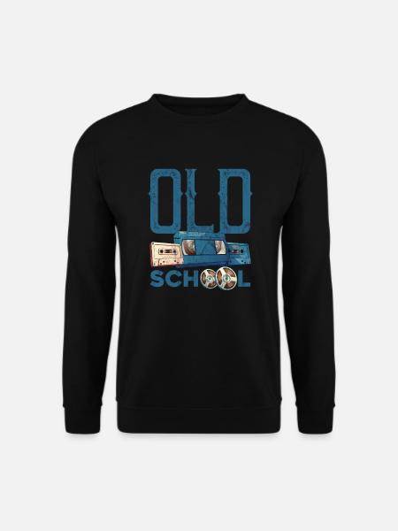 Old School Vintage Party Kostüm Outfit - Unisex Pullover - Schwarz