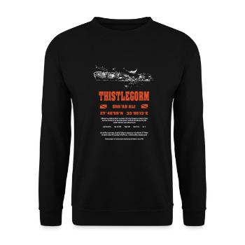 Wreck Red Sea Thistlegorm Diving Gift - Unisex Sweatshirt - black - Front - Alina (178cm) & Michal (187cm)