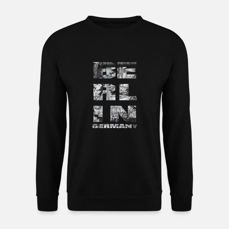 BERLIN Graffiti - Unisex Pullover - Schwarz