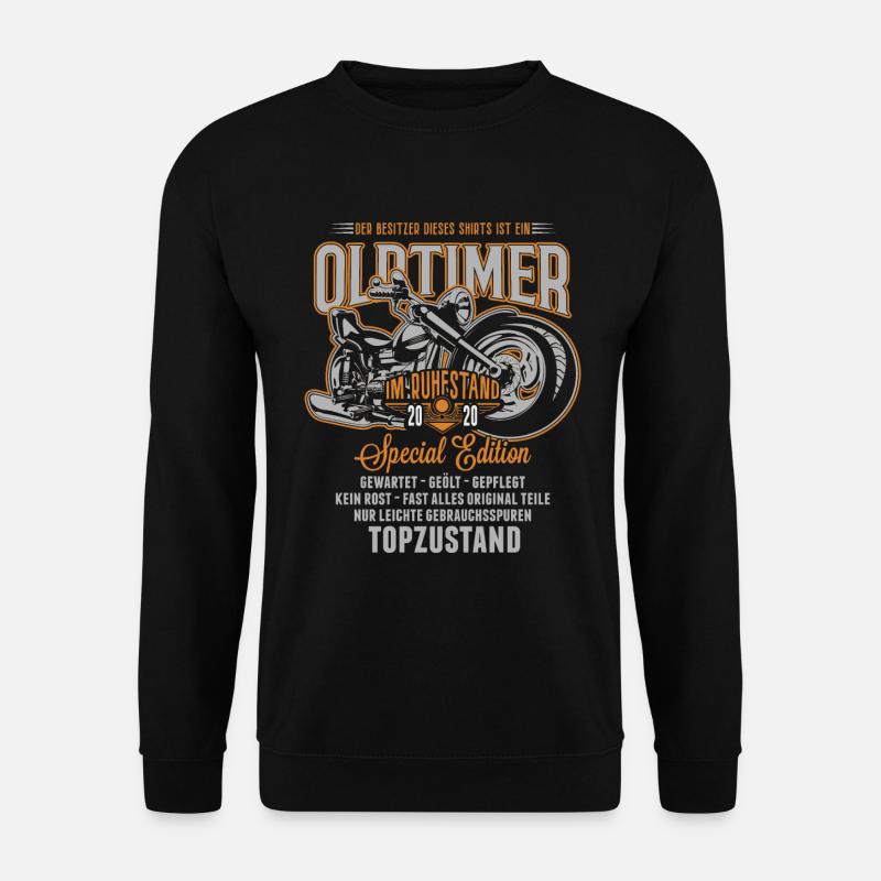Oldtimer im Ruhestand 2020 Special Edition Biker - Unisex Pullover - Schwarz