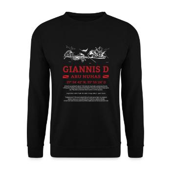 Wreck Diving Red Sea Giannes D Gift - Unisex Sweatshirt - black - Front - Alina (178cm) & Michal (187cm)