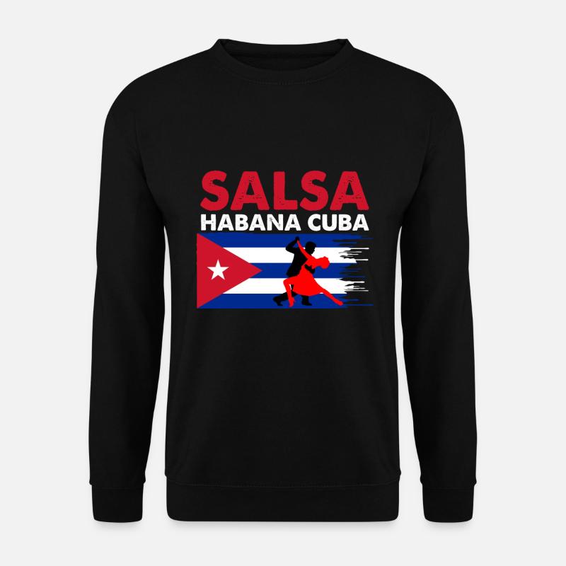 Salsa La Havane Cuba - Sweat-shirt Unisexe - noir