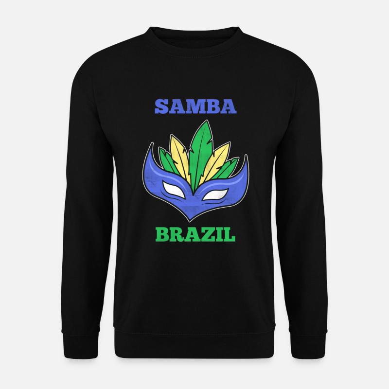 Samba Brazil Geschenk - Unisex Pullover - Schwarz