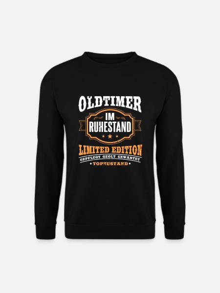 Oldtimer im Ruhestand Rentner Geschenk - Unisex Pullover - Schwarz