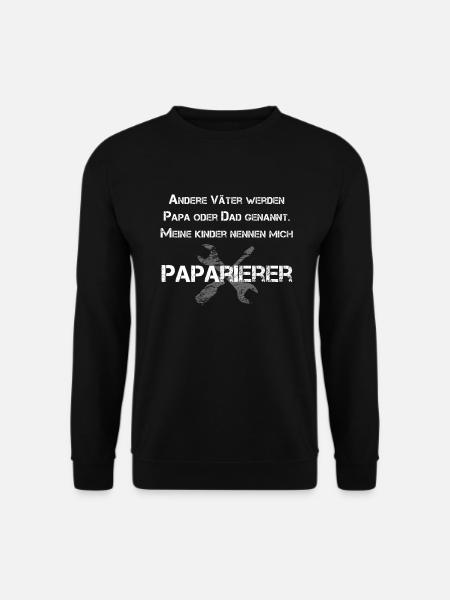 Paparierer - Unisex Pullover - Schwarz