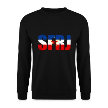 SFRJ Tito Serbie Koratia - Sweat-shirt Unisexe - noir - Devant - Alina (178cm) & Michal (187cm)