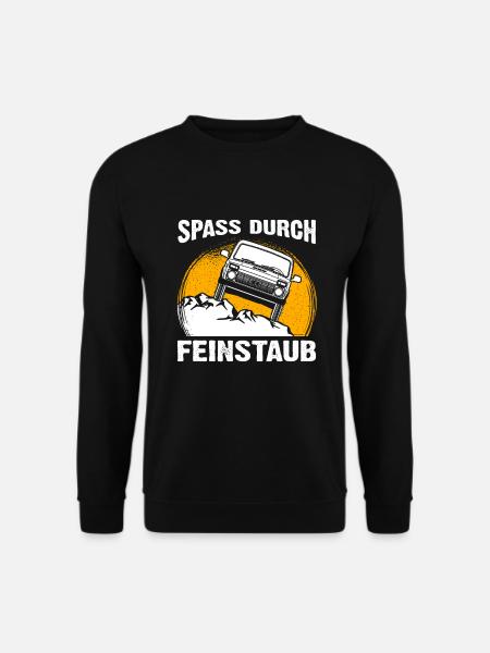 Russland Lada 4x4 Offroad Auto Spaß Feinstaub - Unisex Pullover - Schwarz