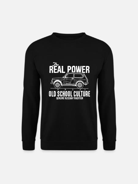 Lada Niva 4x4 Russia Auto - Unisex Pullover - Schwarz