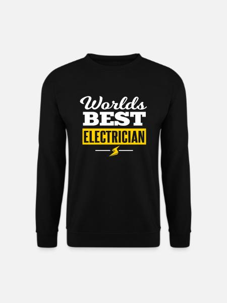 Welt Bester Elektriker Elektromeister Geschenk - Unisex Pullover - Schwarz