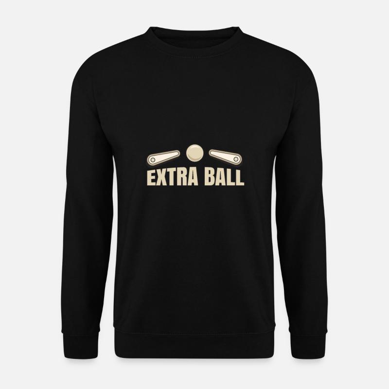 Extraball Funny Pinball Flipper Gift - Unisex Sweatshirt - black
