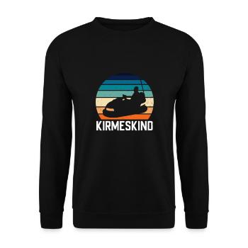 Kirmeskind fair and funfair gift - Unisex Sweatshirt - black - Front - Alina (178cm) & Michal (187cm)