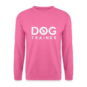 Cadeau de dresseur de chien pour les propriétaires de chiens - Sweat-shirt Unisexe - rose - Devant