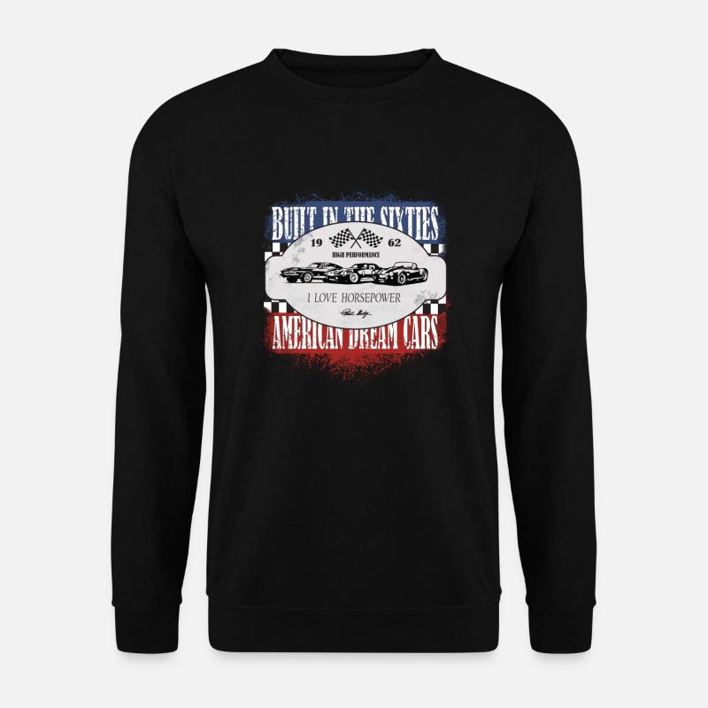 American Dream Cars Shelby Cobra Geschenk - Unisex Pullover - Schwarz