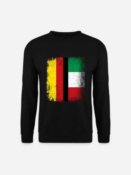 Italien Deutschland Geschenkidee - Unisex Pullover - Schwarz