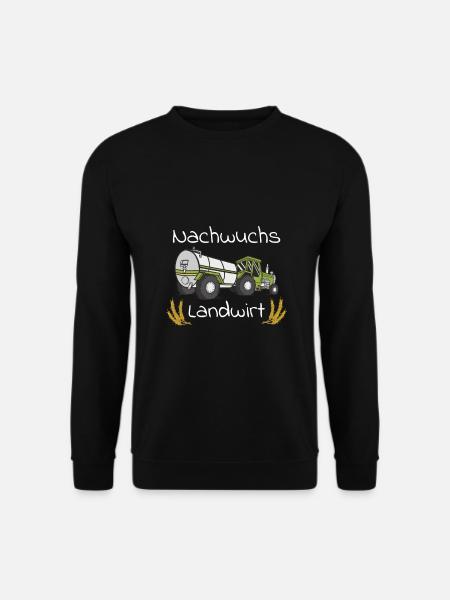 Kinder Traktor T-Shirt Jungen Mädchen Geburtstag - Unisex Pullover - Schwarz