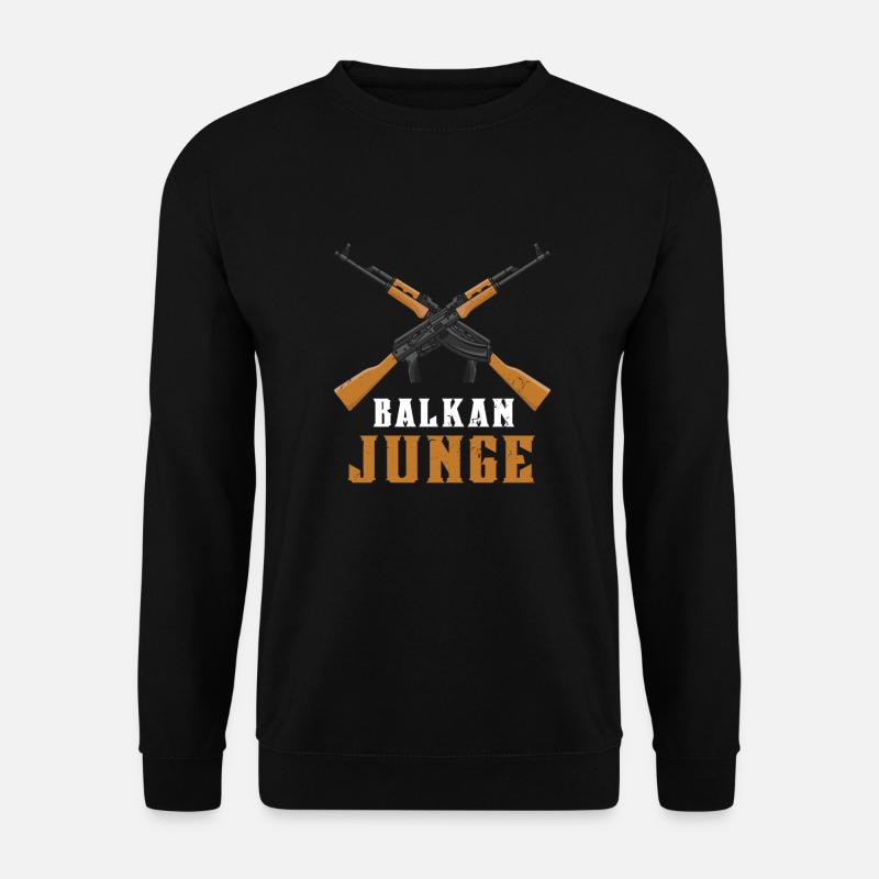 Balkan Junge Jebiga Brate - Unisex Pullover - Schwarz