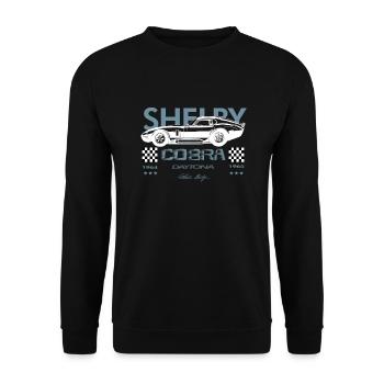 American Dream Cars Shelby Daytona Cobra Gift - Unisex Sweatshirt - black - Front - Alina (178cm) & Michal (187cm)