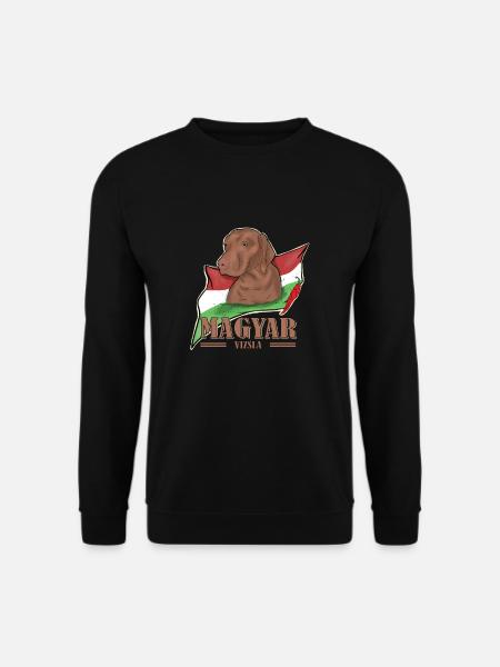 Magyar Vizsla canine hounds gift - Unisex Sweatshirt - black